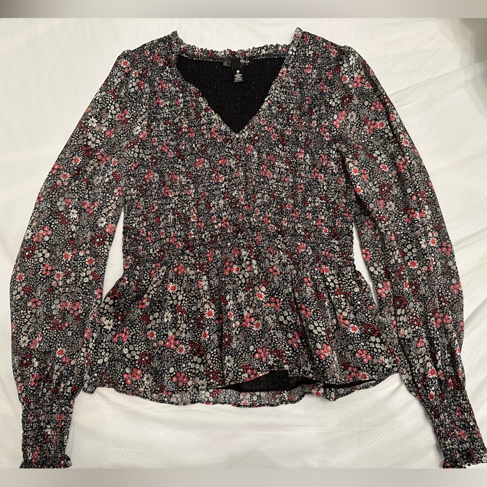 AQUA blouse size small